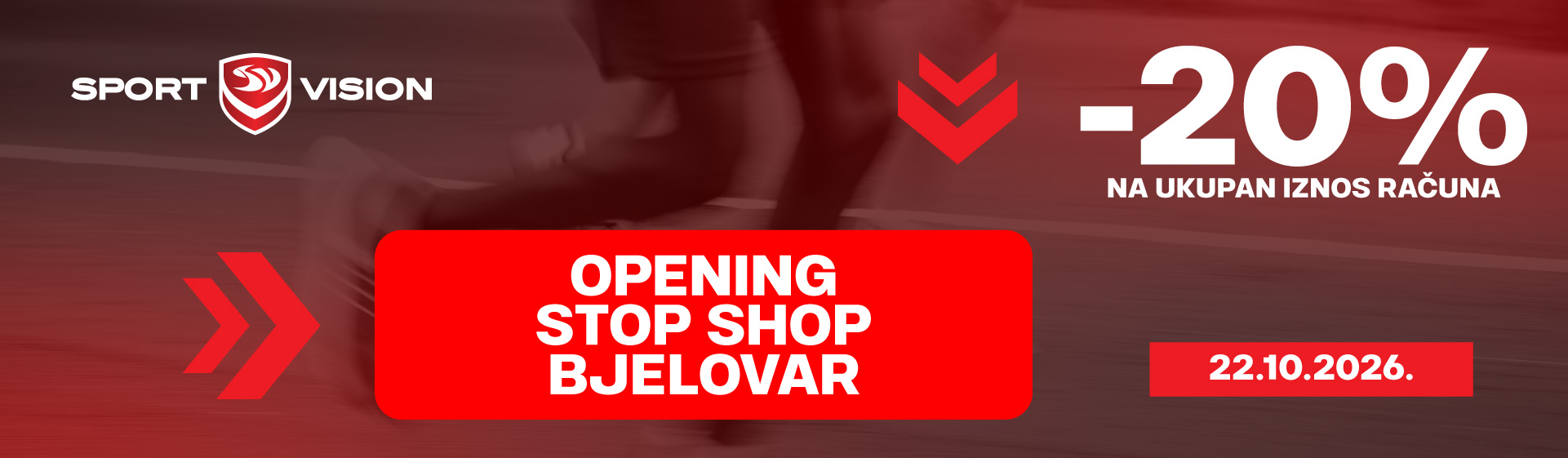 Nova Sport Vision trgovina stiže u Stop Shop Bjelovar!